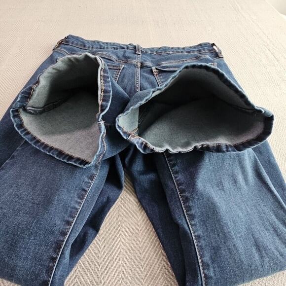 Terra & Sky Jeans Women's 14WP (34x29) Petite Core Bootcut Dark Wash Blue - Picture 11 of 16